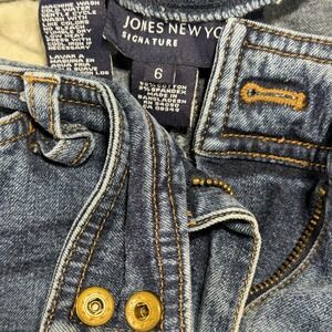 Jones New York Signature Mens Blue Bootcut Stretch Denim Jeans Size6 Medium Wash